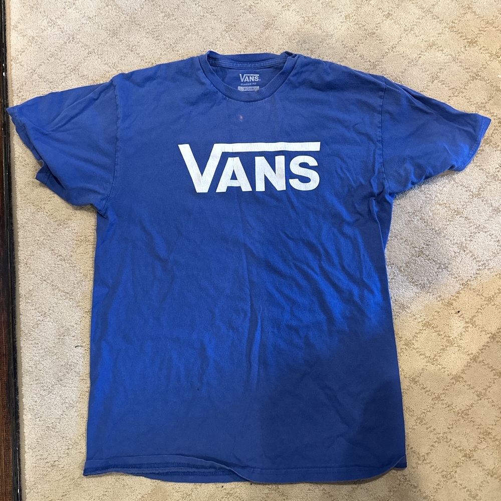 Blue men’s vans logo t shirt